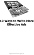 Thumbnail 10 Ways to Write More Effective Ads